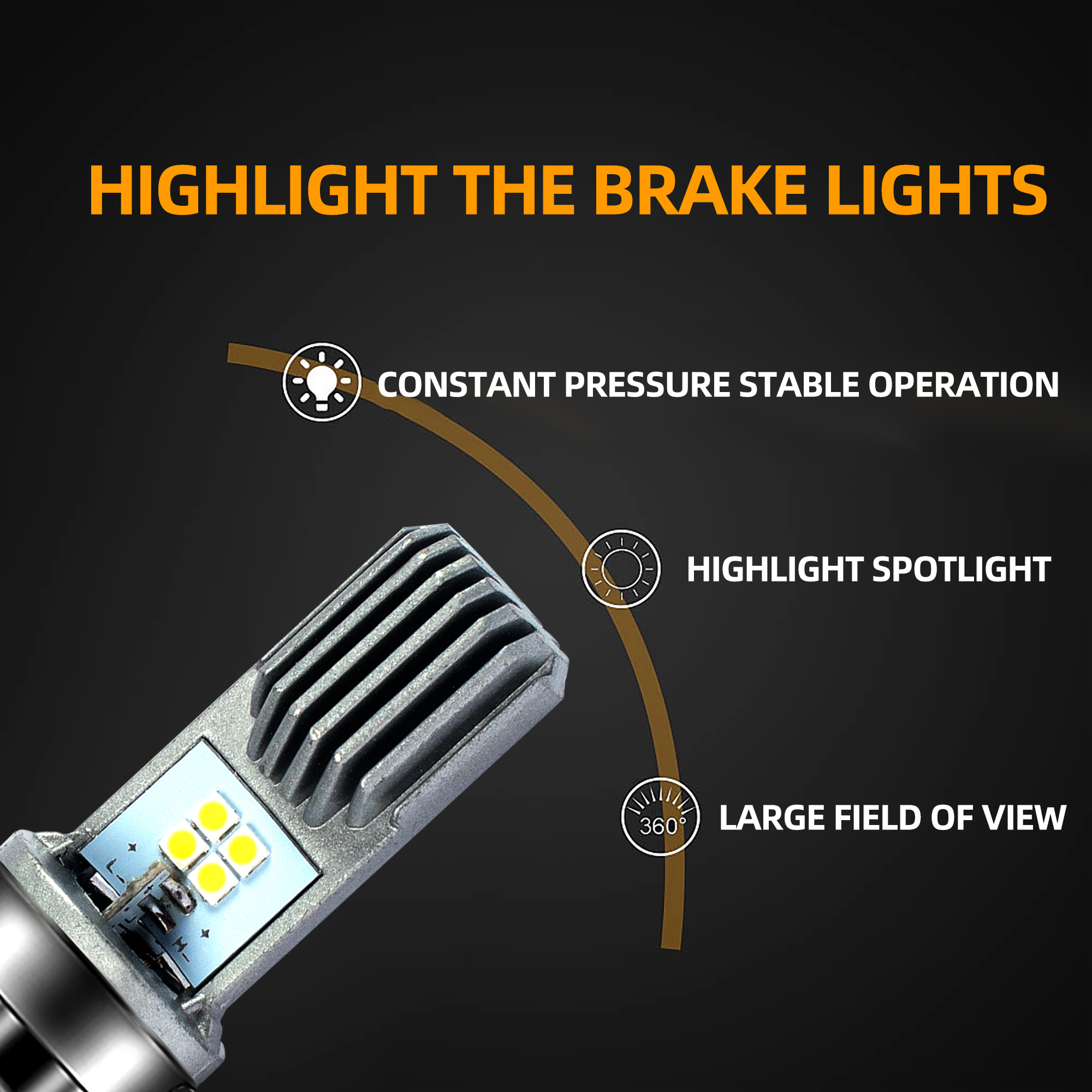 Lampu Berkendara Mini untuk Sistem Penerangan Sepeda Motor Bohlam Led Lampu Berkendara Kabut Suku Cadang Modifikasi Sepeda Lampu Depan Led H4 Sepeda Motor