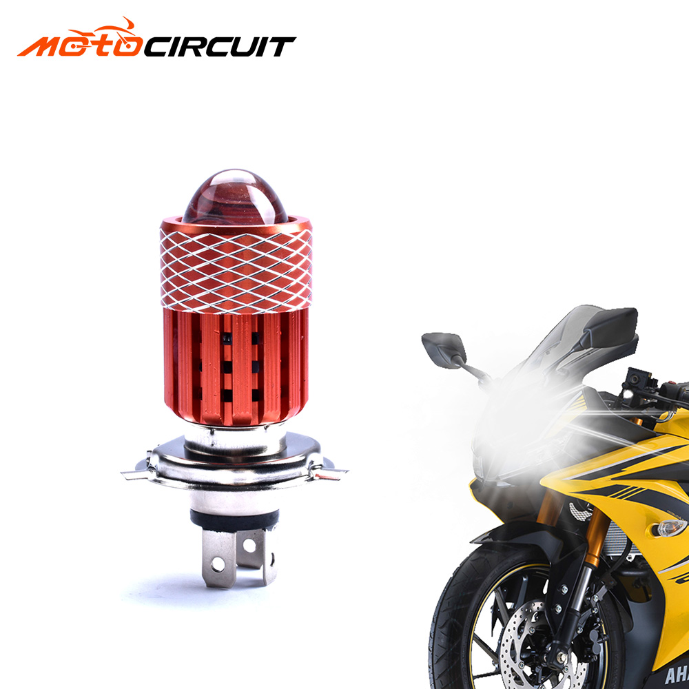 Lampu Depan Sepeda Motor Lampu Kabut Berkendara Mini Lampu Depan Led H4 untuk Lampu Sorot Sepeda Motor