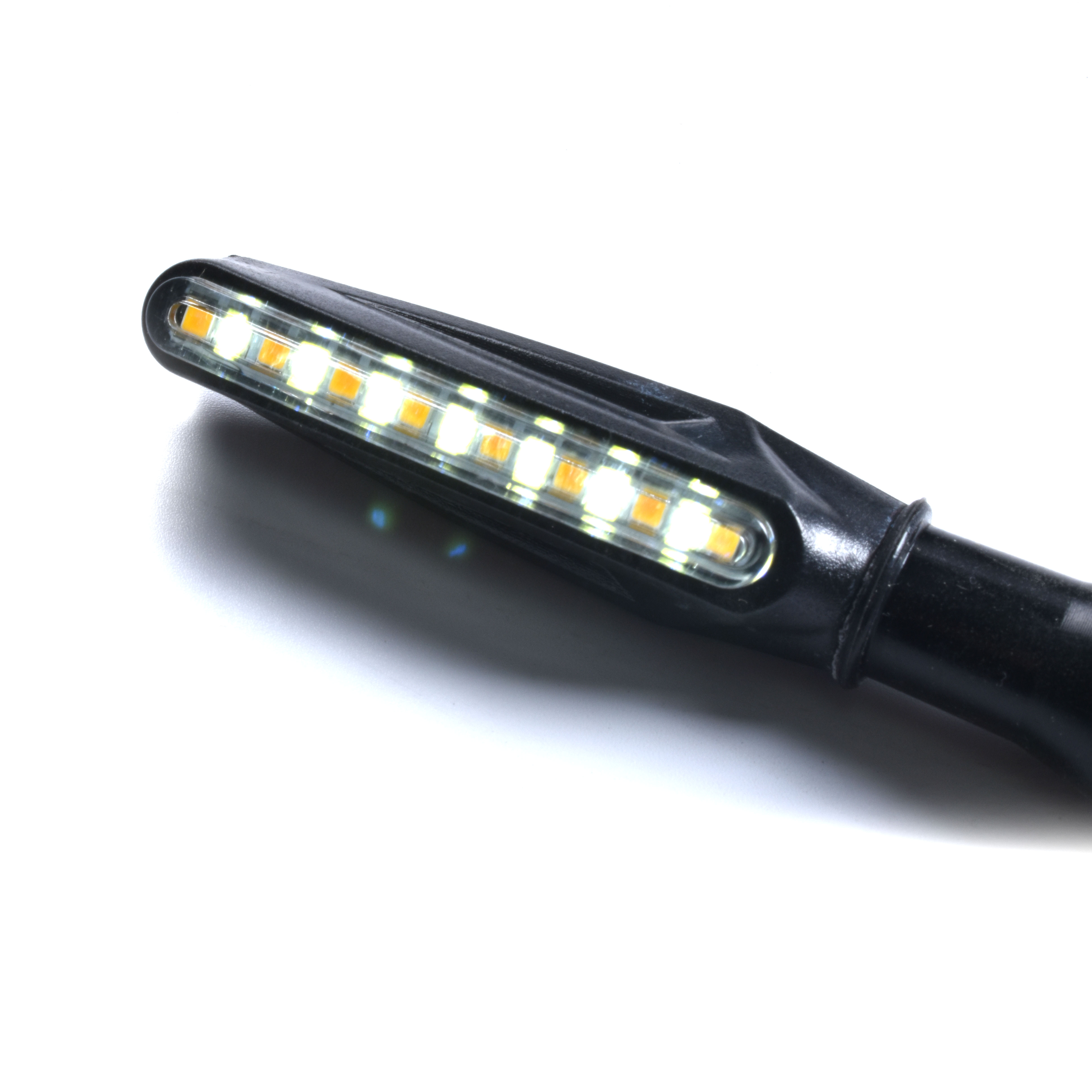 Lampu Sein Setang Depan Sepeda Motor LED 12V Lampu Indikator Aliran Air Sinyal Belok LED Sepeda Motor Universal