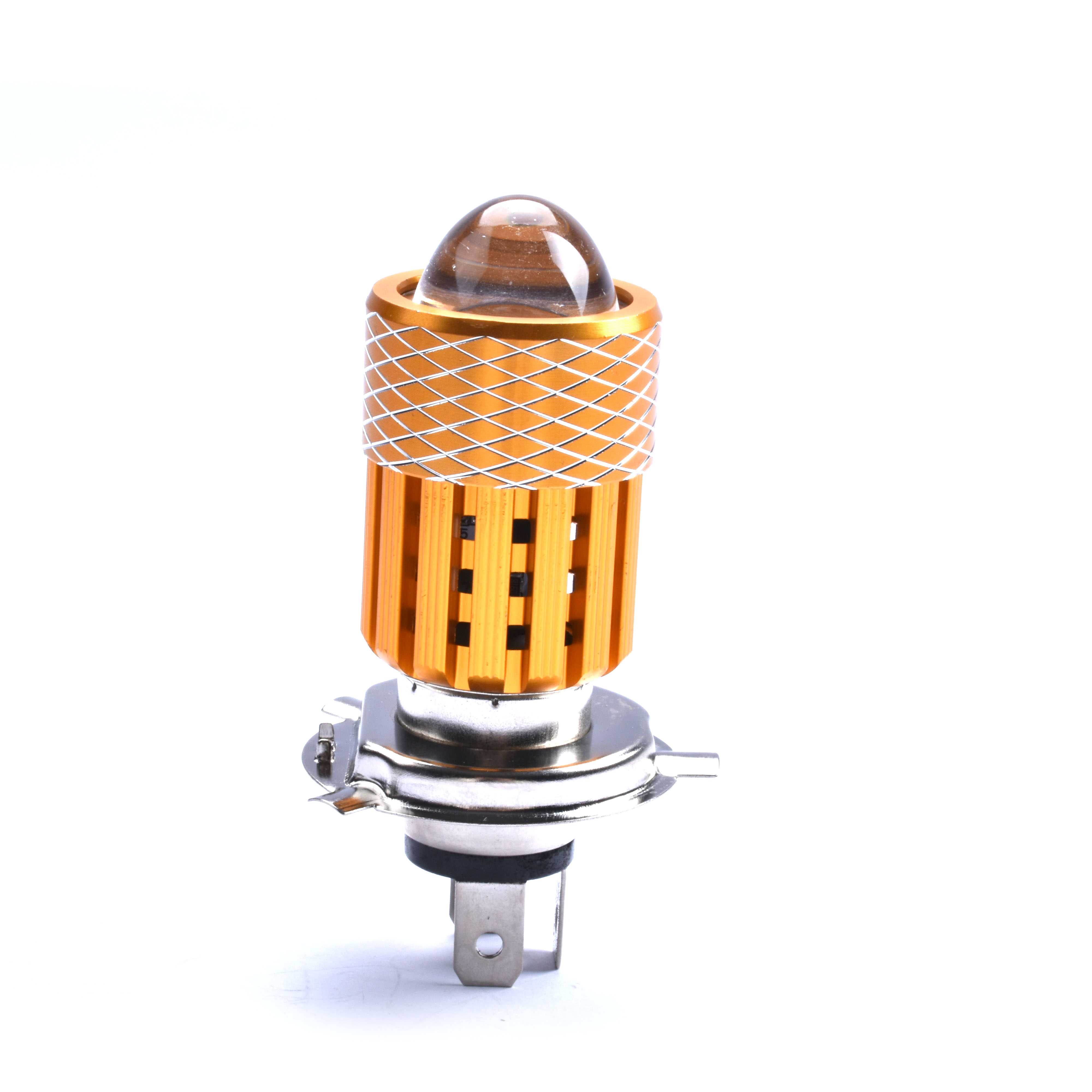 Lampu Depan Sepeda Motor Lampu Kabut Berkendara Mini Lampu Depan Led H4 untuk Lampu Sorot Sepeda Motor