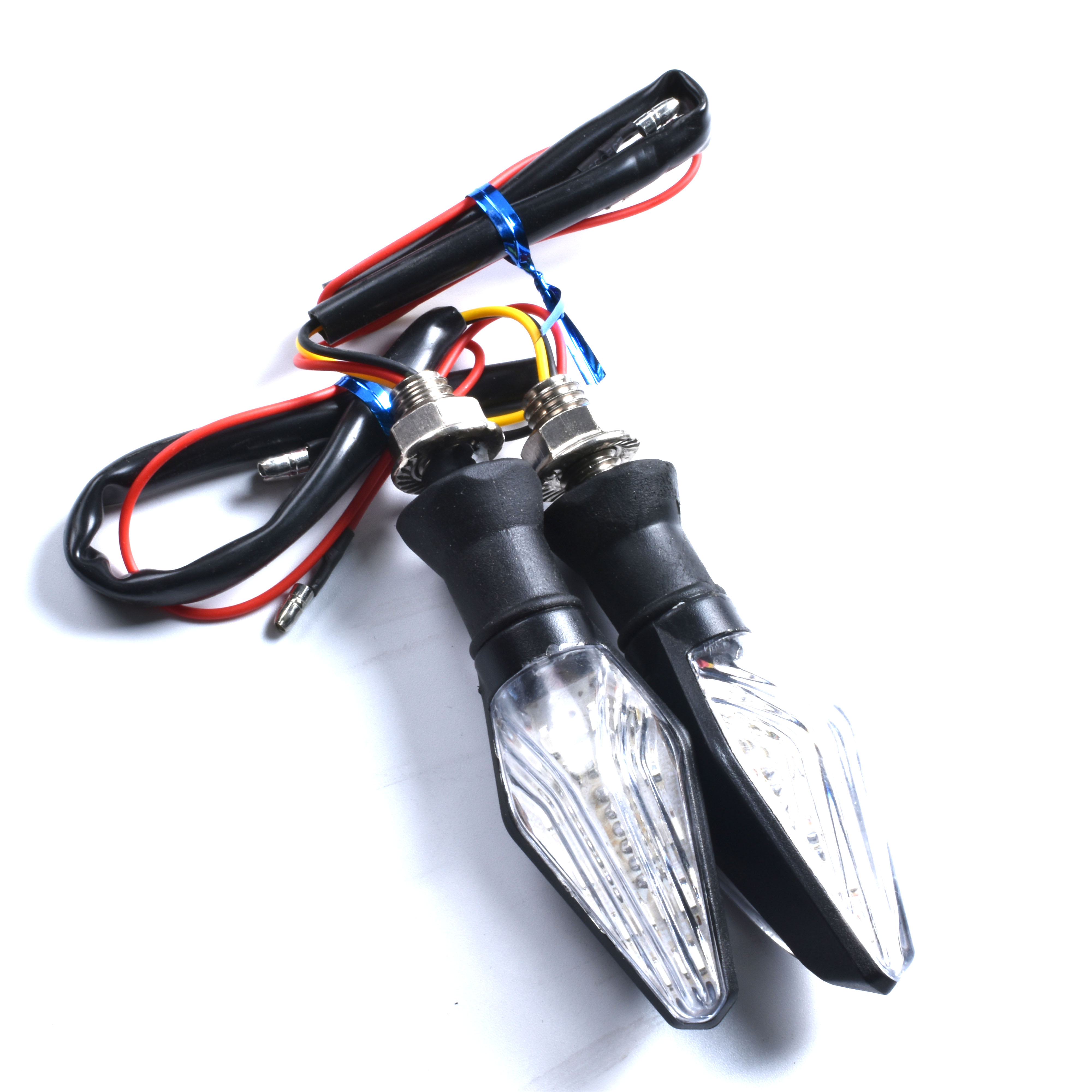 Sistem Lampu Sepeda Motor DC 12v Bohlam Led Pola Aliran Universal Mengalir Berkedip Lampu Indikator Sinyal Moto Lampu Rem Berhenti
