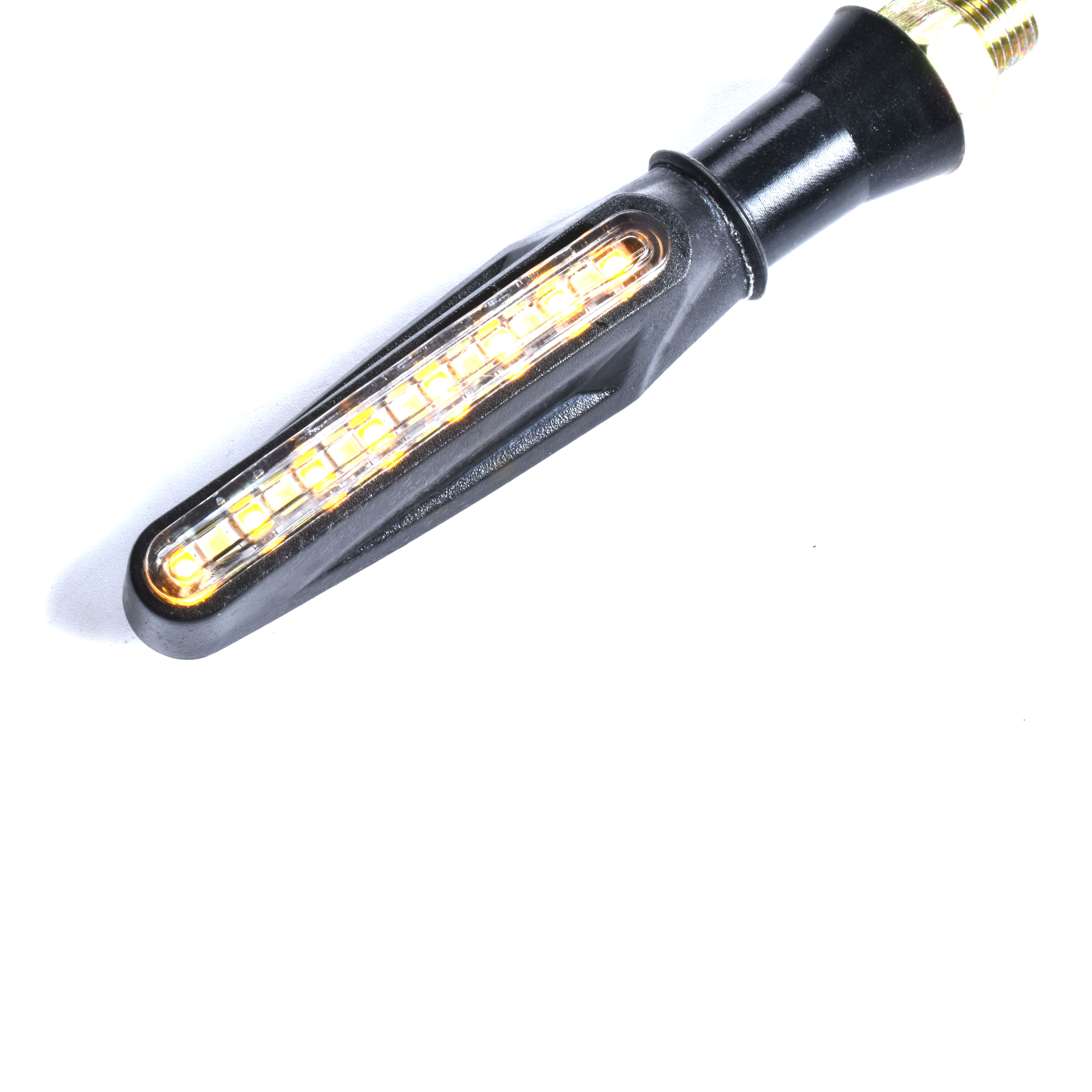 Lampu Sein Setang Depan Sepeda Motor LED 12V Lampu Indikator Aliran Air Sinyal Belok LED Sepeda Motor Universal