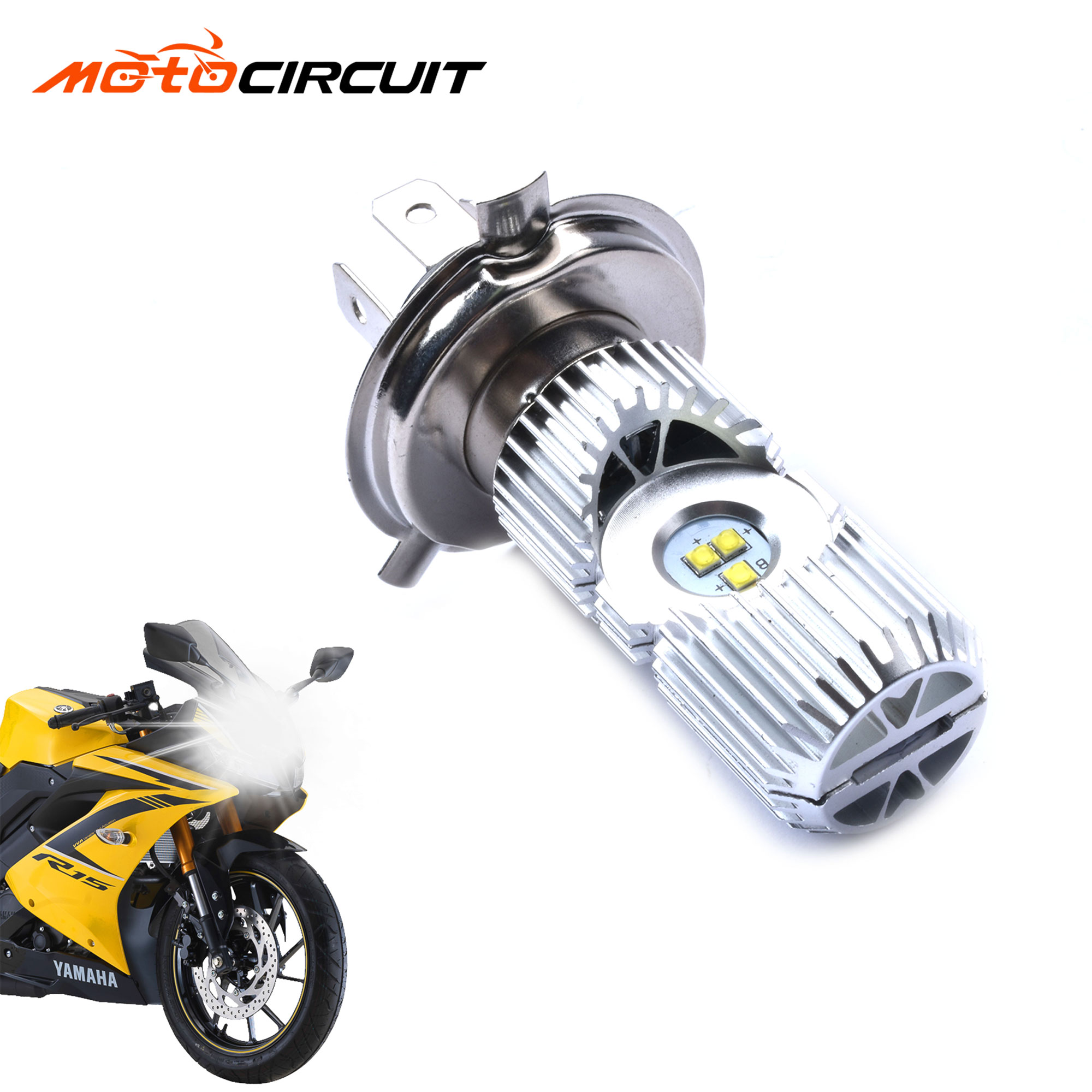 Sistem Penerangan Sepeda Motor Mosaike Bohlam Lampu Depan Kabut Led 12v 25W Bohlam Sepeda Motor Universal Strobo