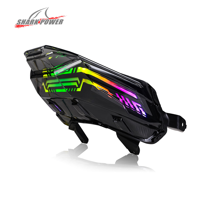 Honda click160 vario160 motorbike body bagian pencahayaan sistem rgb led tai lampu belok sinyal rem sepeda motor