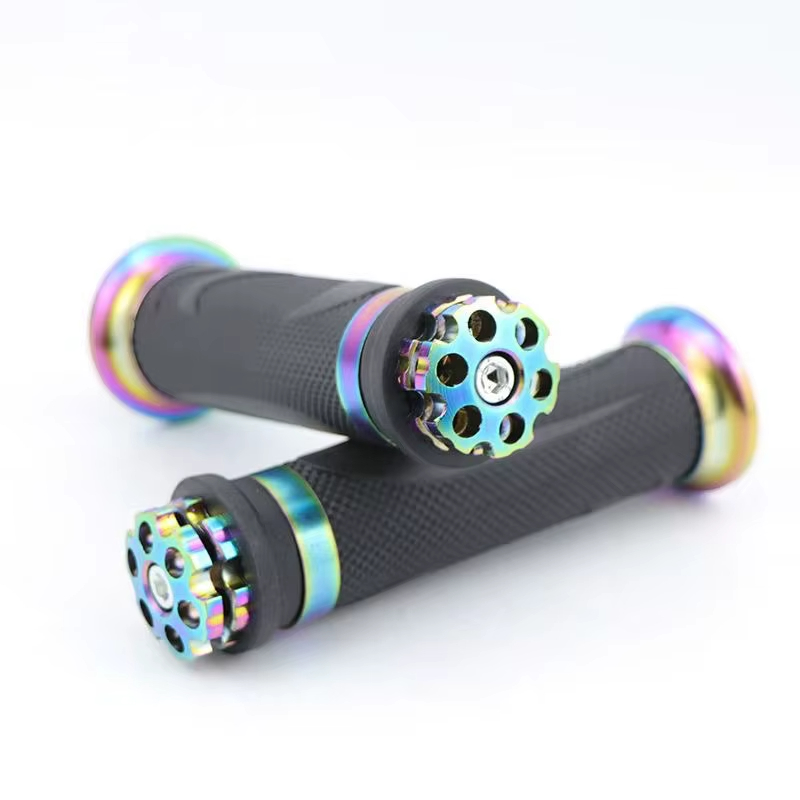 Saling Motor Balance Besi Wine Cup Handle Glue Burning Titanium Berwarna -warni Motor Pegangan Aksesori Genggaman Dimodifikasi