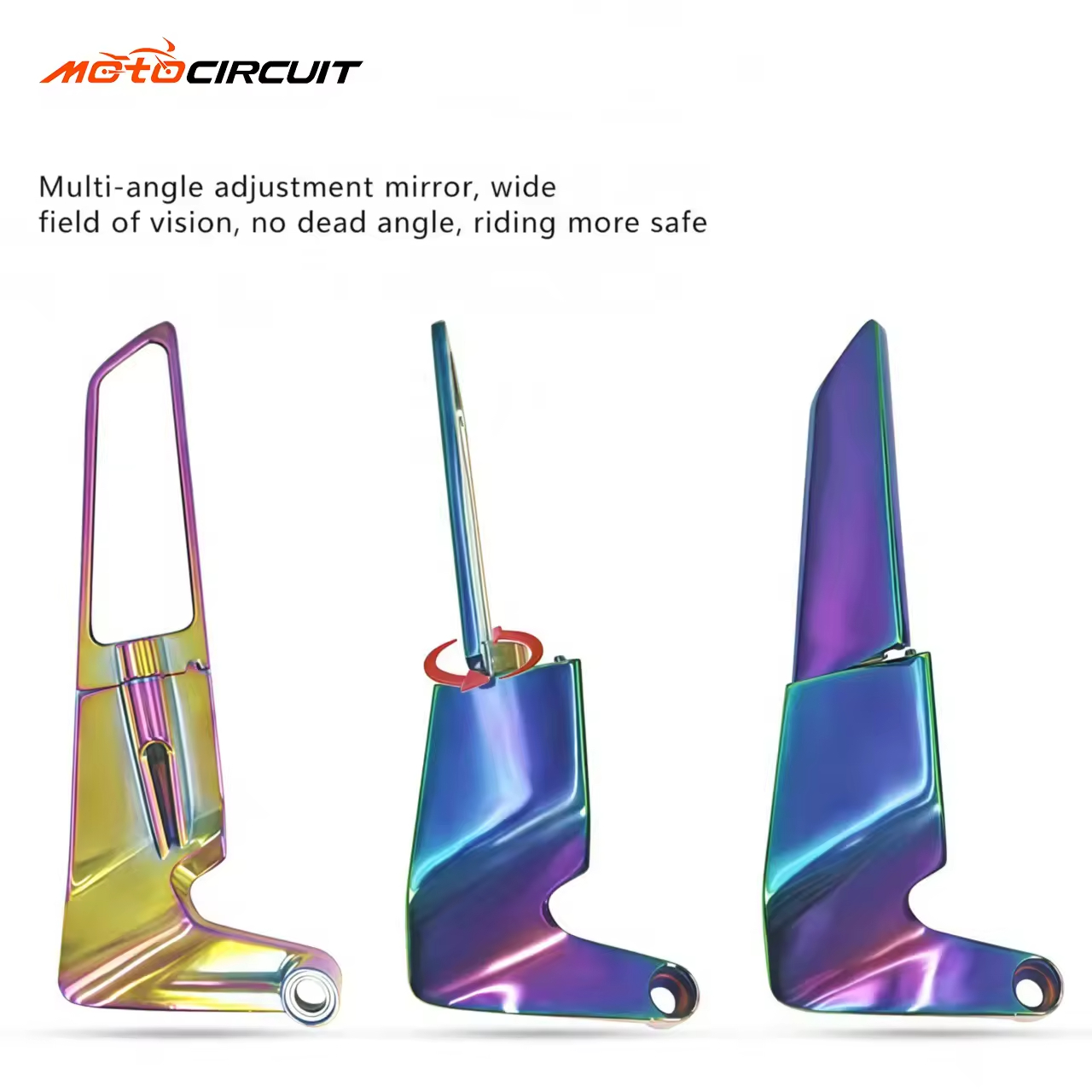 Aksesori Modifikasi Sepeda Motor Laser Wing Mirror Motorbike Tekaman Kecepatan Accesorios de Motociclleta