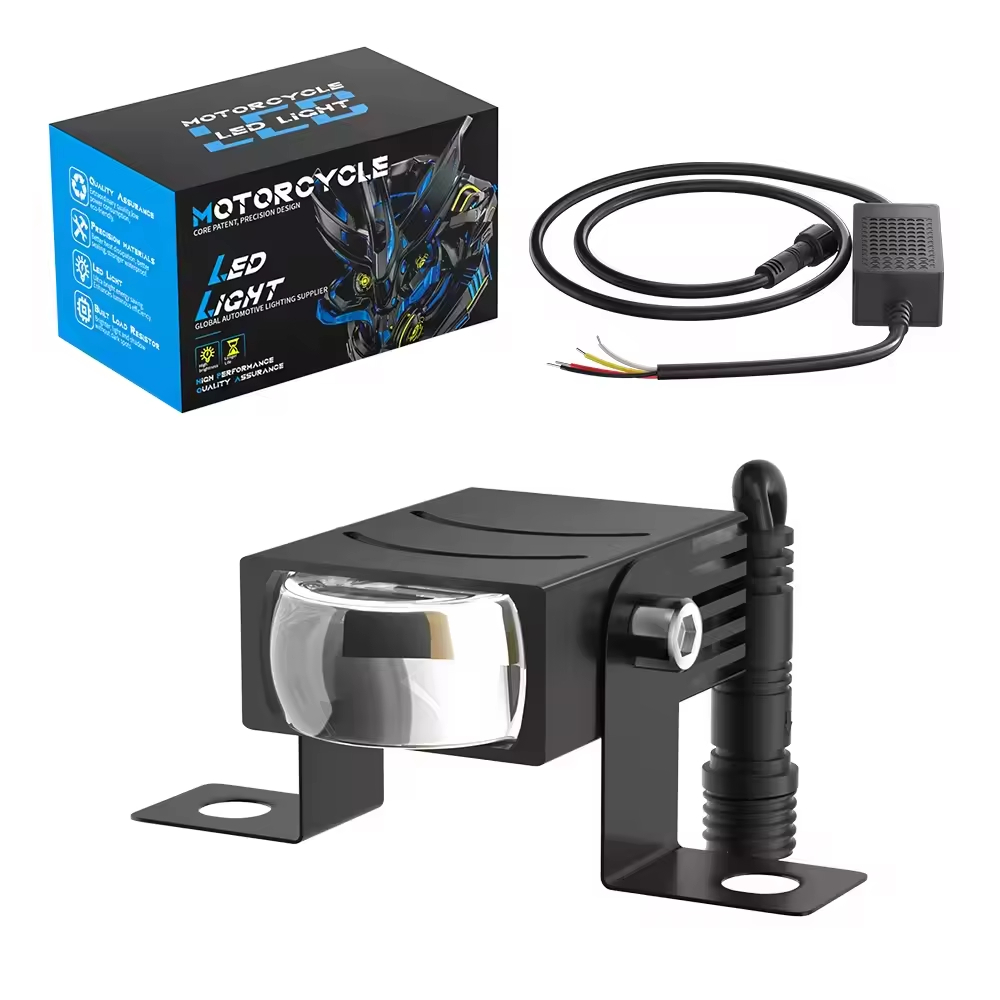 Spotlier Auxiliary Flash Motor Baru dan Lampu Modifikasi LED Kecerahan Tinggi dengan Ganda Warna Cahaya