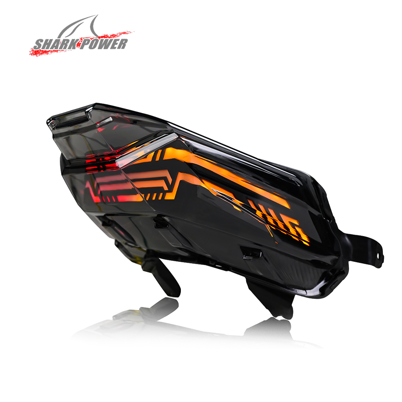 Honda click160 vario160 motorbike body bagian pencahayaan sistem rgb led tai lampu belok sinyal rem sepeda motor