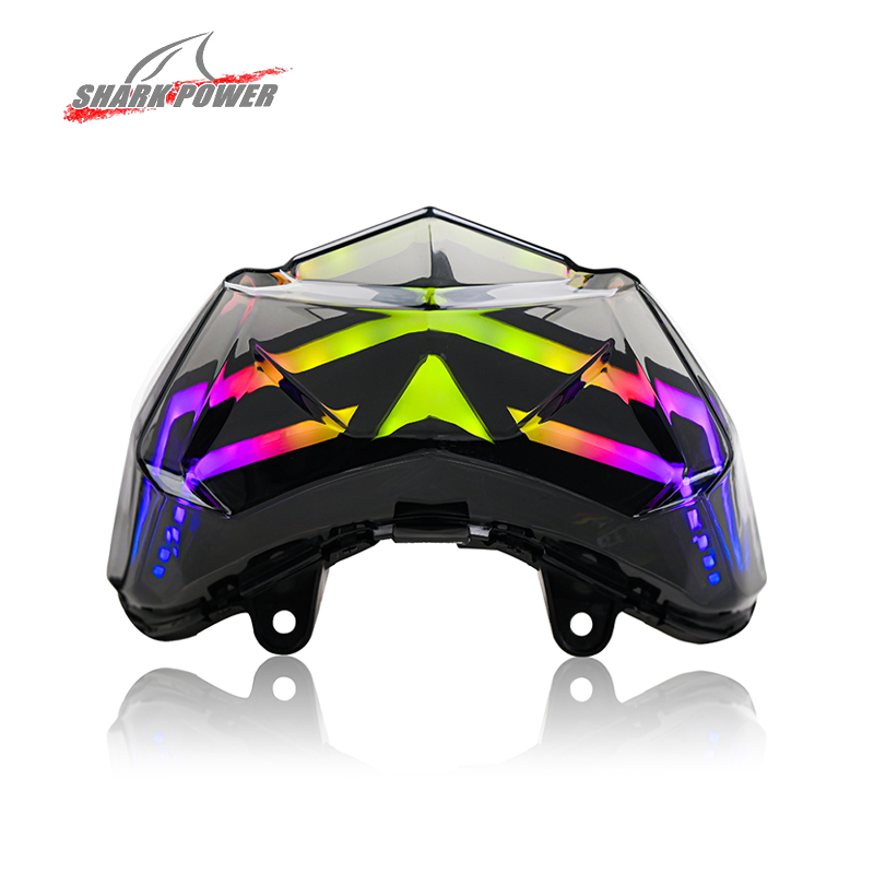 Untuk Honda Vario 125 2015-2017 Motorbike RGB LED Lampu Lampu Sinyal Turn & Rem Indikator Sistem Pencahayaan Badan Sepeda Motor