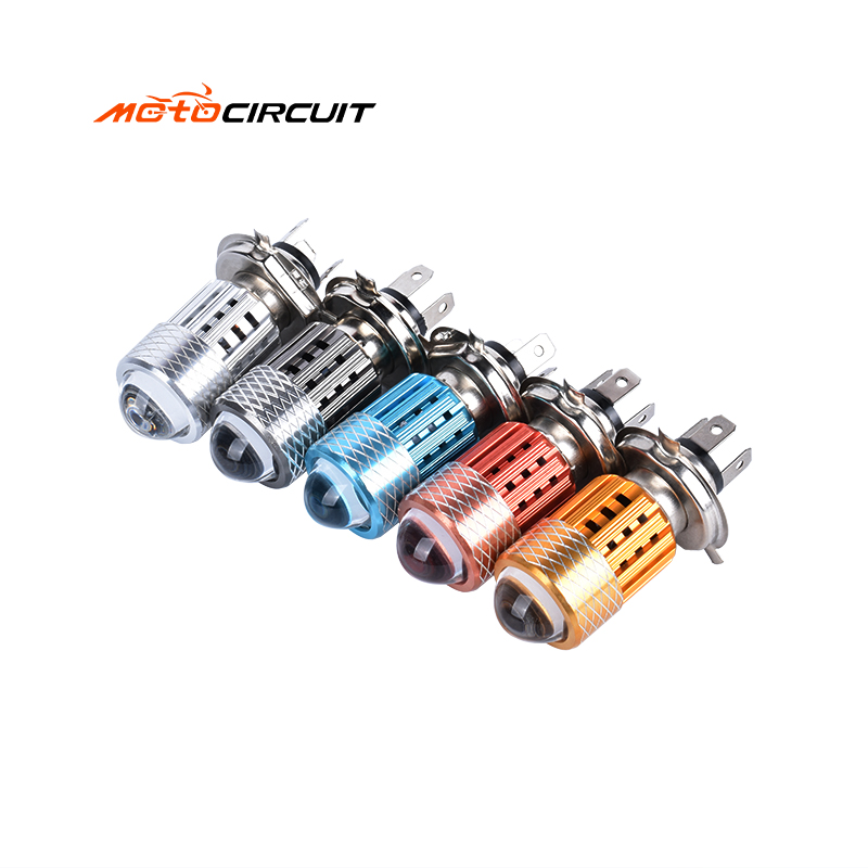 H4 Universal Mini LED Sorotan 12V lampu lampu untuk sepeda motor motor Fog Light Accessories Sistem Pencahayaan Universal
