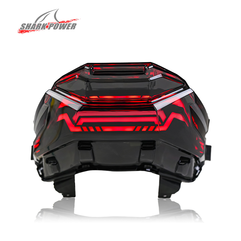 Honda click160 vario160 motorbike body bagian pencahayaan sistem rgb led tai lampu belok sinyal rem sepeda motor