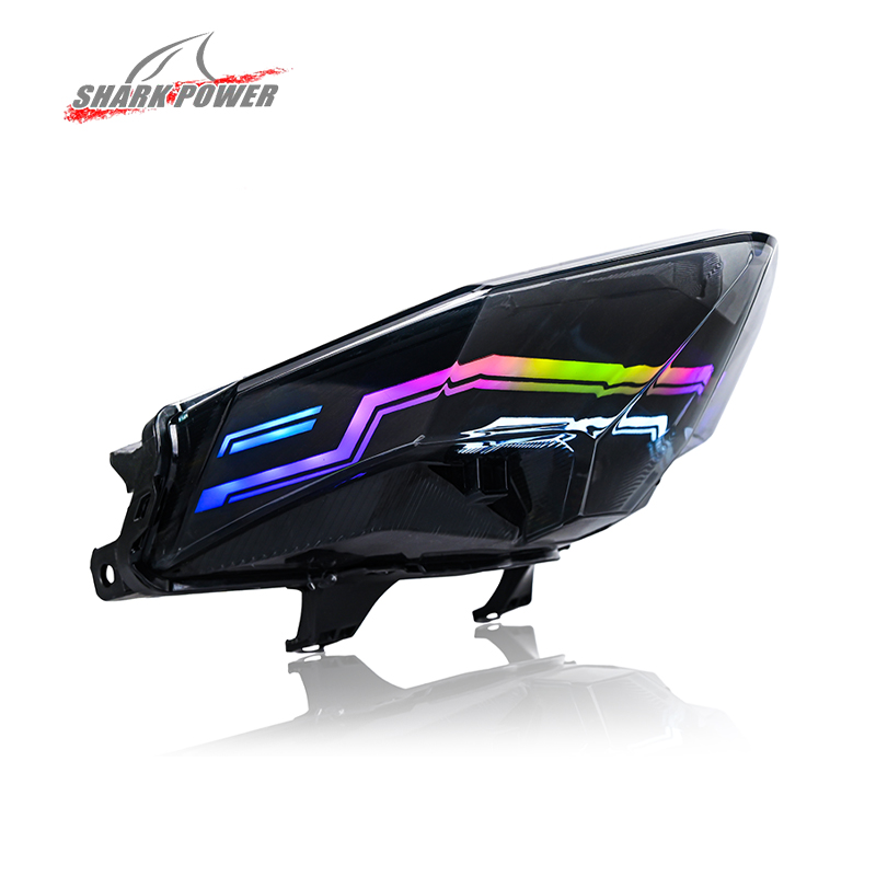Untuk Honda Click150 Vario150 Motorbike RGB LED Light Light Sinyal Turn & Rem Indikator Sistem Pencahayaan Badan Bagian