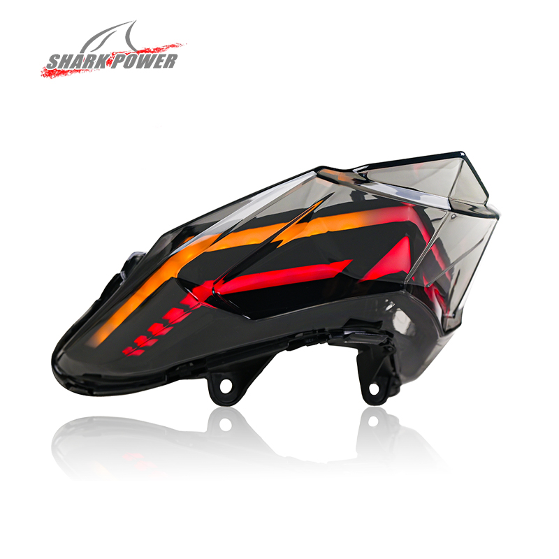 Untuk Honda Vario 125 2015-2017 Motorbike RGB LED Lampu Lampu Sinyal Turn & Rem Indikator Sistem Pencahayaan Badan Sepeda Motor