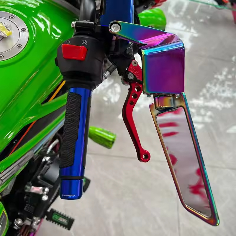 Aksesori Modifikasi Sepeda Motor Laser Wing Mirror Motorbike Tekaman Kecepatan Accesorios de Motociclleta