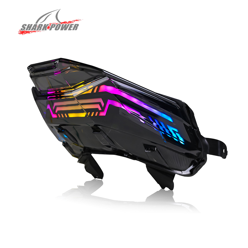Honda click160 vario160 motorbike body bagian pencahayaan sistem rgb led tai lampu belok sinyal rem sepeda motor