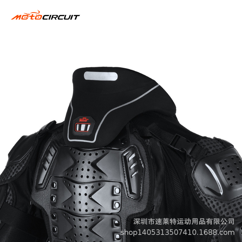 Protektor Penjepit Leher Sepeda Motor yang Dapat Disesuaikan untuk Aksesoris Motorcycle Balap Motorcross Off-Road