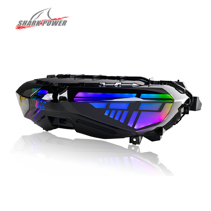 Untuk exciter150 y15zr mxking150 sniper150 scooter rgb LED lampu depan lampu depan sistem pencahayaan sepeda motor penting