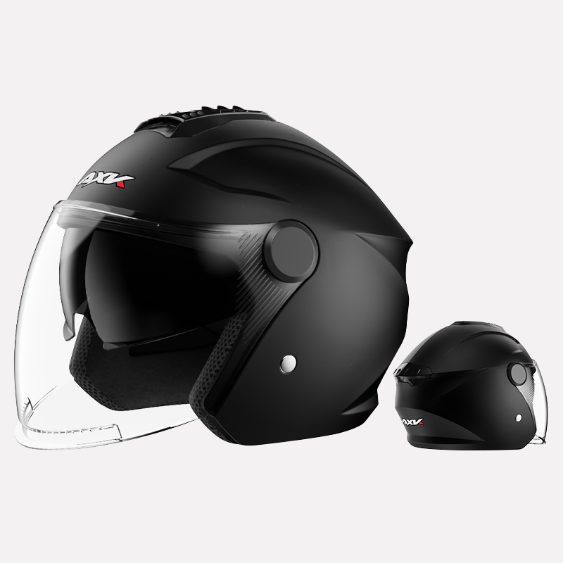 Helm Aksesoris Sepeda Motor Unisex dengan gaya klasik setengah wajah visor penutupan penutupan cepat penutupan casco de moto