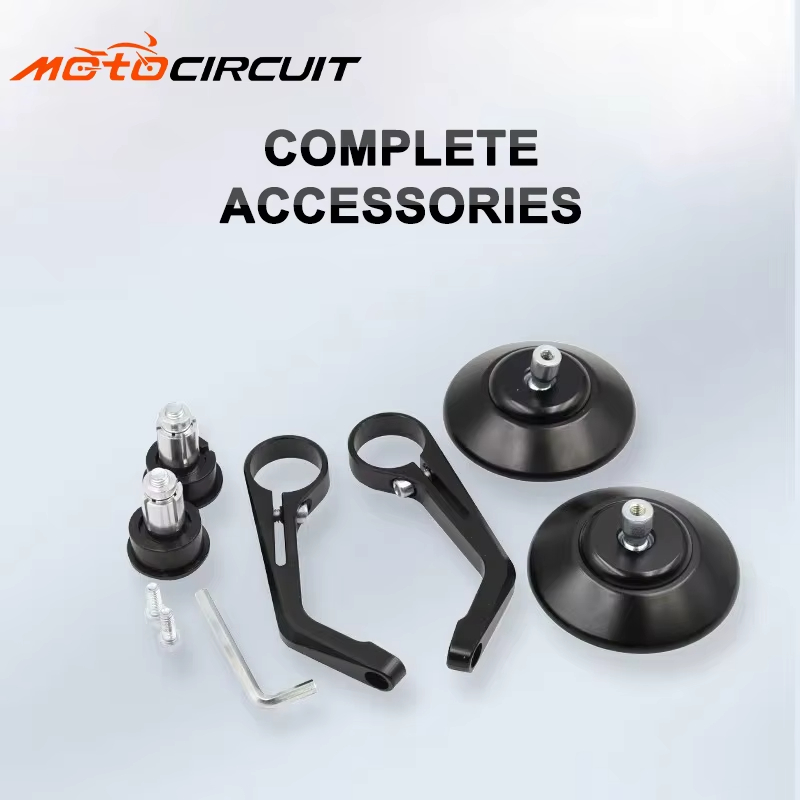 Untuk Harley Davidson Vespa Honda Hero TVS Retro Motorbike Spion Mirror Universal Bingkai Motor Badan Body Accessories New Accessories