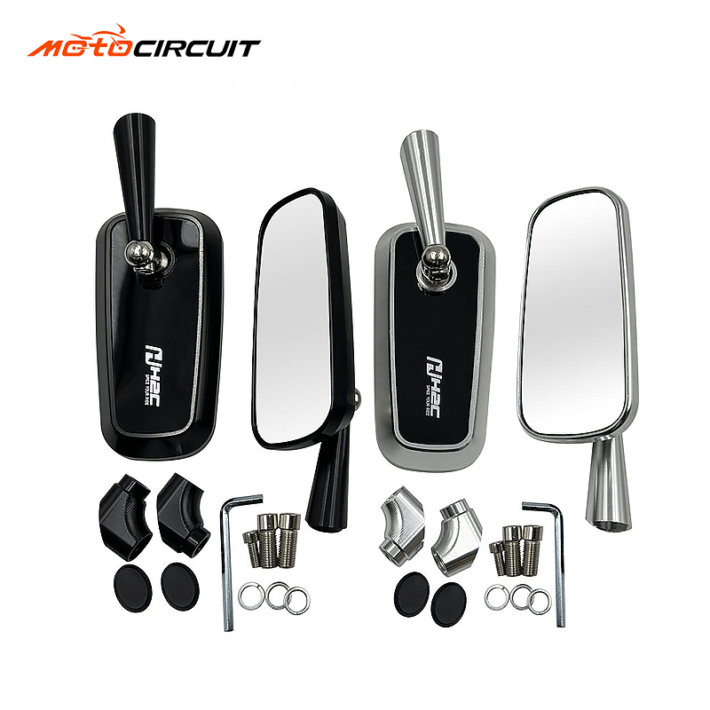 H2C Motorbikes Sisi Spion Spion Motor Riding Accessories Bingkai Bagian Tubuh Espejo de Motocicleta Untuk Yamaha Honda