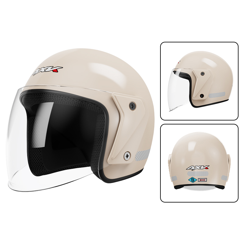 Kinerja tinggi ABS MOTOR WARNA SOLIT Helm Face Helm Universal Motorbike Aksesori Casco de Motociclleta