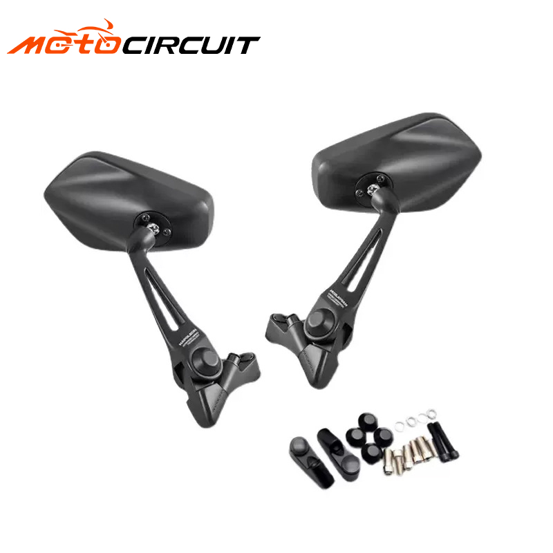 Kaca Spion Sepeda Motor Listrik Retrofit, Suku Cadang dan Aksesori Sepeda Motor Universal Kaca Aloi Aluminium