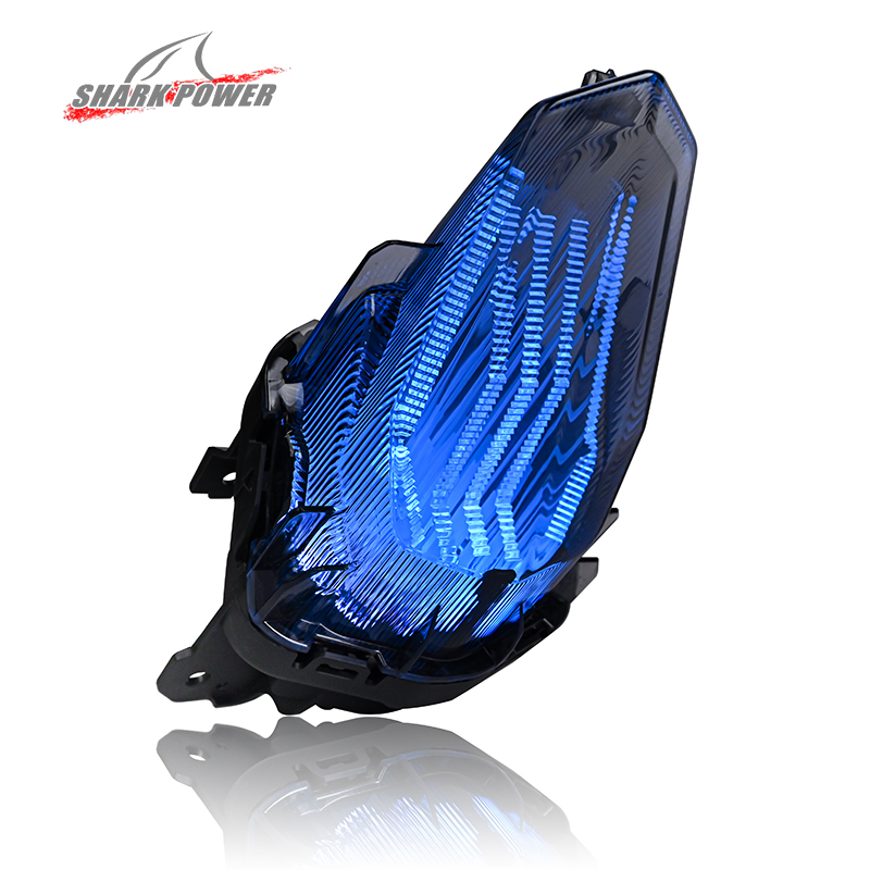 Untuk Yamaha Exciter155 Y16ZR Scooter Motorbike LED RGB TAI Light dengan Turn Rem Indikator Rem Motor Lighycle System Accessoriesoris