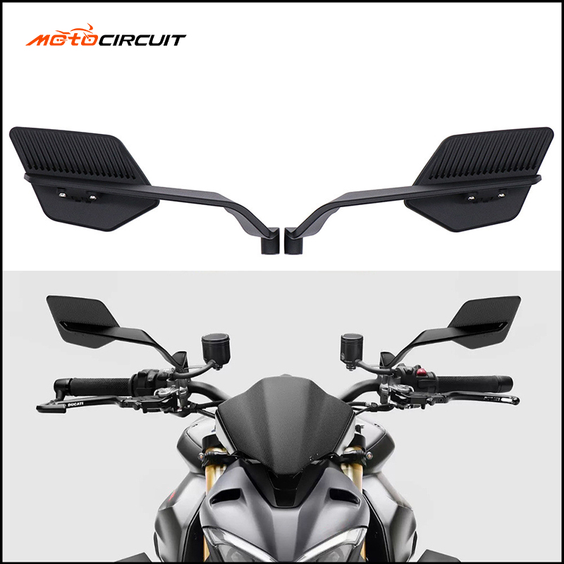 Motorbikes Side Wing Spoiler Spoiler Mirrors Motor Riding Accessories Bingkai Bagian Tubuh Accesorios Para Motocicletas Espejo