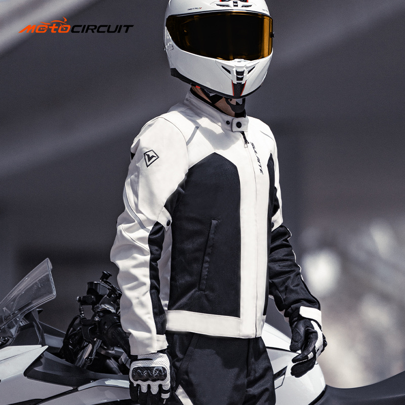 Summer Motorcycle Anti-Fall Racing Suit Breathable Mesh Commuter Riding Suit yang Cocok Untuk Off-Road and Road Riding
